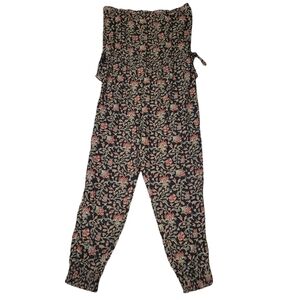 Denim & Supply Ralph Lauren Floral Strapless Jumpsuit